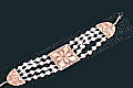 51: Beaded White snow quartz bracelets