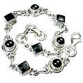 Design 513: black onyx art-deco bracelets