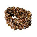5491: Beaded brown,black tiger eye  american-southwest bracelets