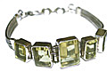 Design 7663: Yellow lemon quartz bracelets