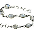 Design 790: white moonstone bracelets