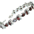 802: red garnet bracelets