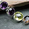 Design 8110: brown,purple,yellow multi-stone bracelets