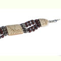 Design 88: red jasper chunky bracelets