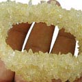 8932: Beaded yellow citrine  chipped bracelets