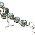 Design 8991: green labradorite bracelets