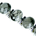 8994: Silver Setting black,white rotile bracelets