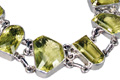 Design 9127: green,yellow lemon quartz bracelets