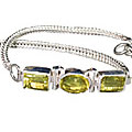 Design 9149: yellow lemon quartz contemporary bracelets