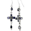 iolite earrings