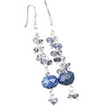 Design 13999: blue lapis lazuli chandelier earrings