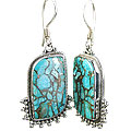 Design 14564: green mohave american-southwest earrings