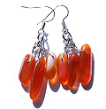 carnelian earrings