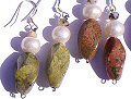 unakite earrings