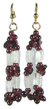 garnet earrings