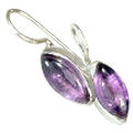 Design 6333: purple amethyst drop earrings