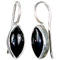 Design 6353: black onyx earrings