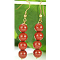 7161: red jasper earrings