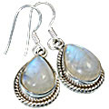 7927: white moonstone earrings