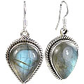Design 7930: blue,green,gray labradorite earrings