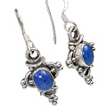 Design 8765: blue lapis lazuli american-southwest, ethnic earrings
