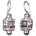 Design 8873: brown smoky quartz earrings