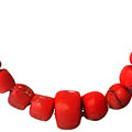 Design 1208: pink coral necklaces