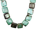 1233: blue,green turquoise necklaces