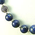Design 1311: blue lapis lazuli contemporary necklaces