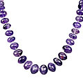 Design 13333: purple amethyst necklaces