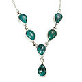 Design 14388: blue,green turquoise necklaces