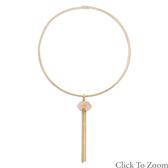 Design 14558: white silver art-deco necklaces