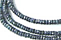 1848: Beaded Blue sapphire multistrand necklaces