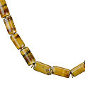 250: Beaded brown tiger eye  strand necklaces
