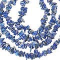 Design 3013: blue lapis lazuli chipped necklaces