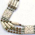 Design 305: red jasper chunky, ethnic, flower, tribal necklaces