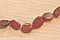 31: Beaded Brown goldstone necklaces