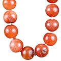 469: brown agate necklaces
