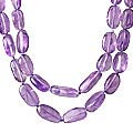 Design 5079: purple amethyst multistrand necklaces
