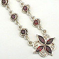 garnet necklaces