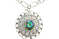 6201: multi mystic topaz necklaces