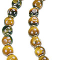 702: Beaded brown tiger eye necklaces