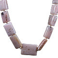 7410: Beaded pink pink opal necklaces