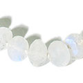 7588: Beaded White quartz necklaces