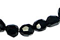 7755: Beaded black onyx  choker necklaces