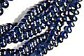 7899: Beaded blue sapphire classic necklaces