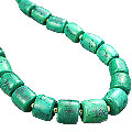 8391: Green turquoise necklaces