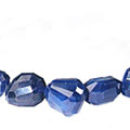 8395: Blue chalcedony  chunky necklaces