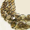 Design 923: gray smoky quartz multistrand necklaces