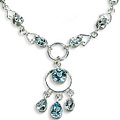 blue topaz necklaces